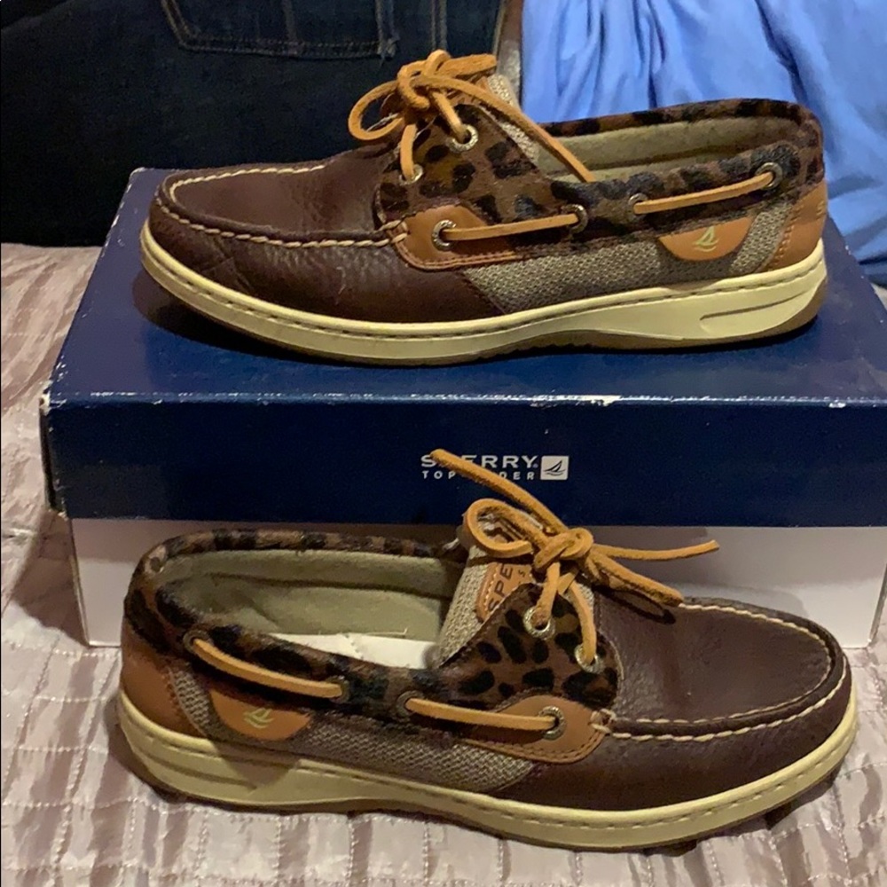Woman sperry cheetah print